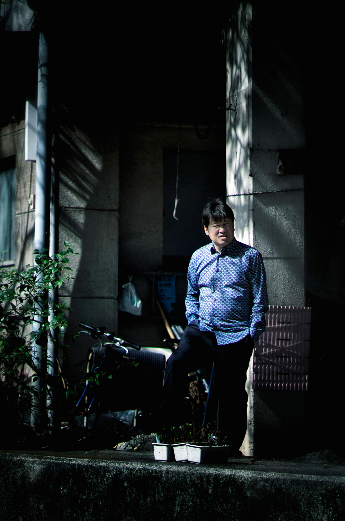 Portrait of Jiro Sato by Ken Murakami, Tokyo