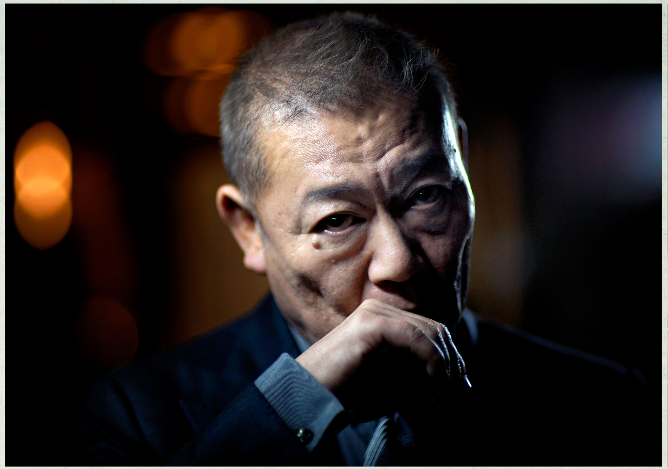 Portrait of Jun Kunimura by Ken Murakami, Tokyo