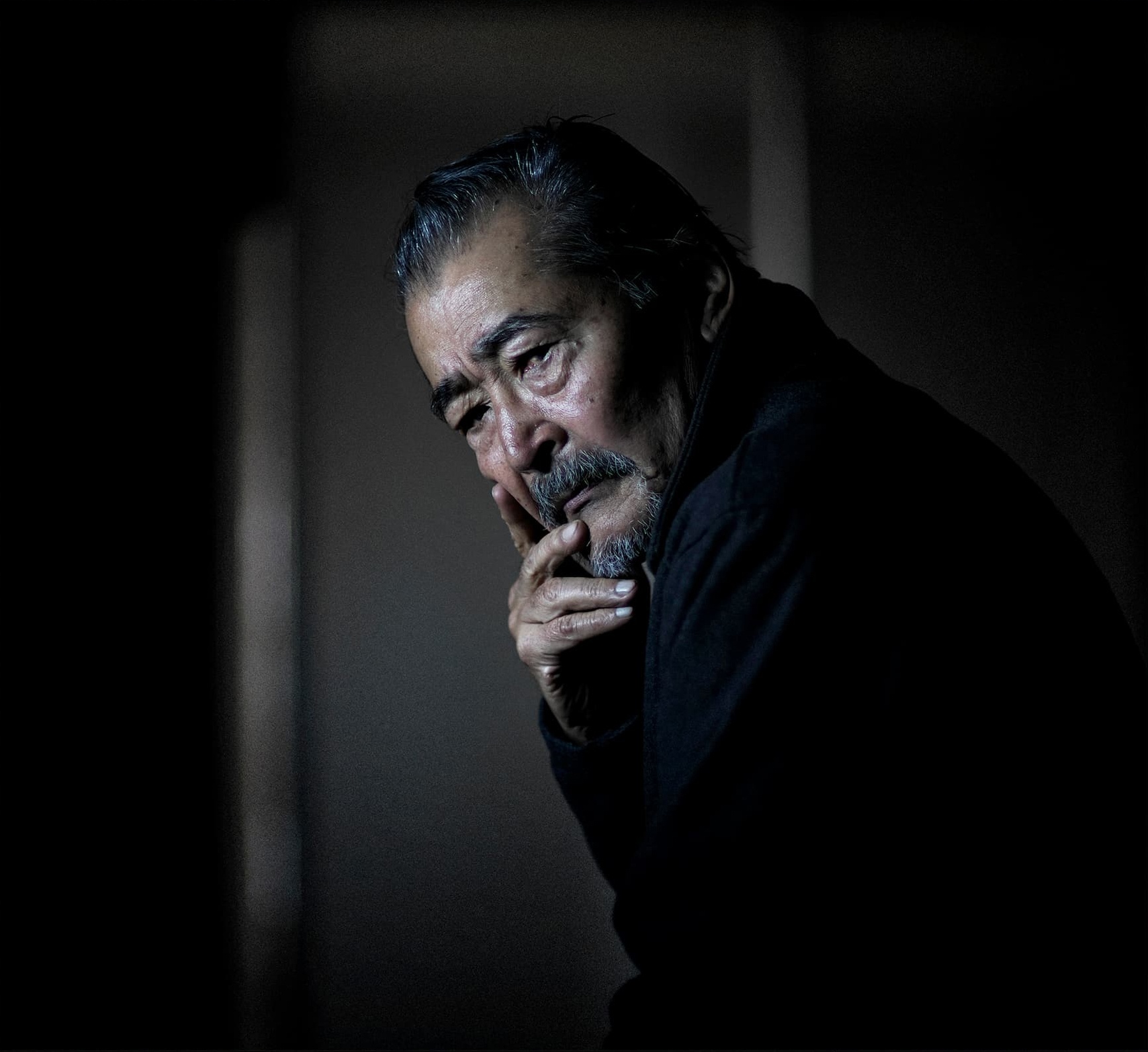 Portrait of Tatsuya Fuji by Ken Murakami, Tokyo